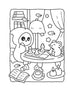 COZY NIGHTMARE GLOW-IN-THE-DARK COLORING - THUNDER BAY PRESS
